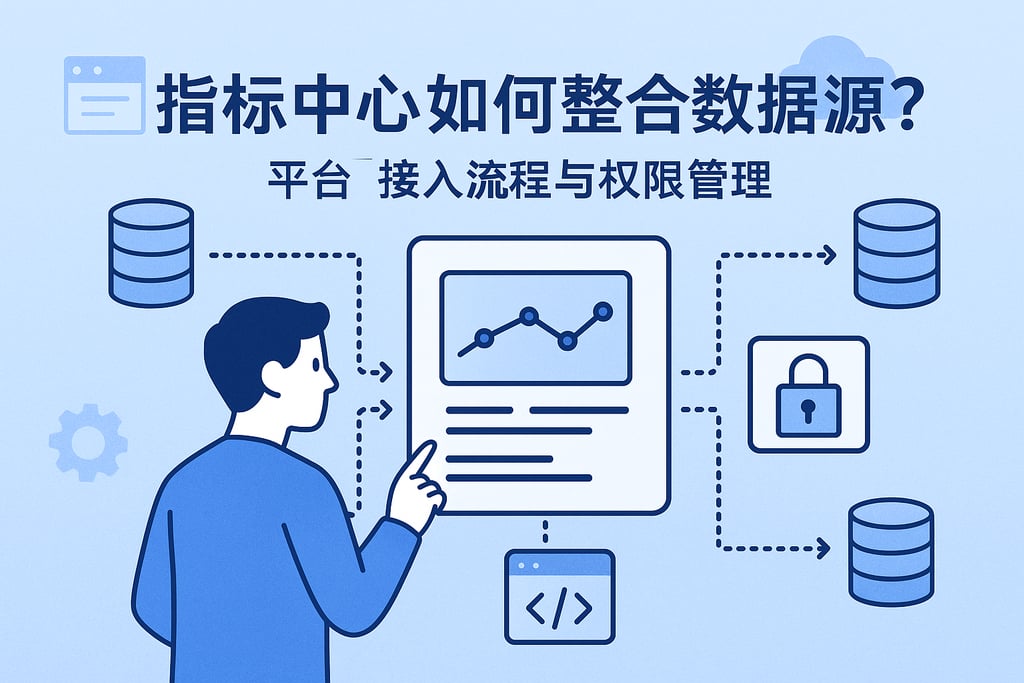 指标中心如何整合数据源？平台接入流程与权限管理