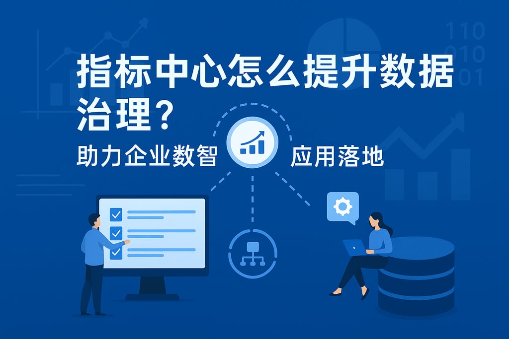 指标中心怎么提升数据治理？助力企业数智应用落地