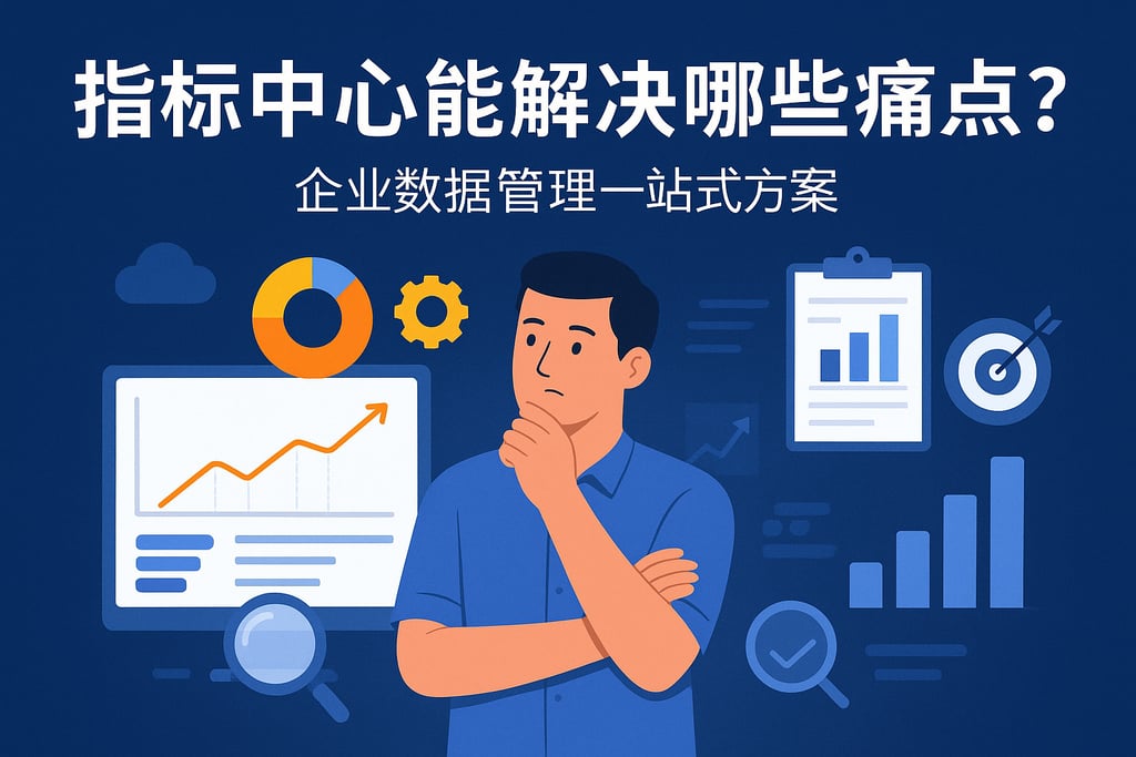 指标中心能解决哪些痛点？企业数据管理一站式方案