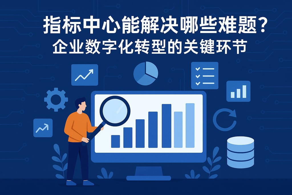 指标中心能解决哪些难题？企业数字化转型的关键环节