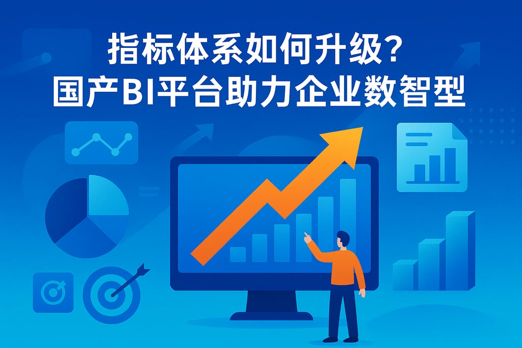 指标体系如何升级？国产BI平台助力企业数智转型