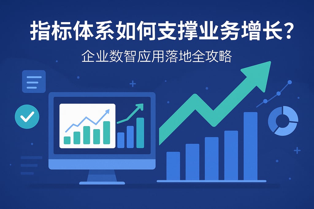 指标体系如何支撑业务增长？企业数智应用落地全攻略
