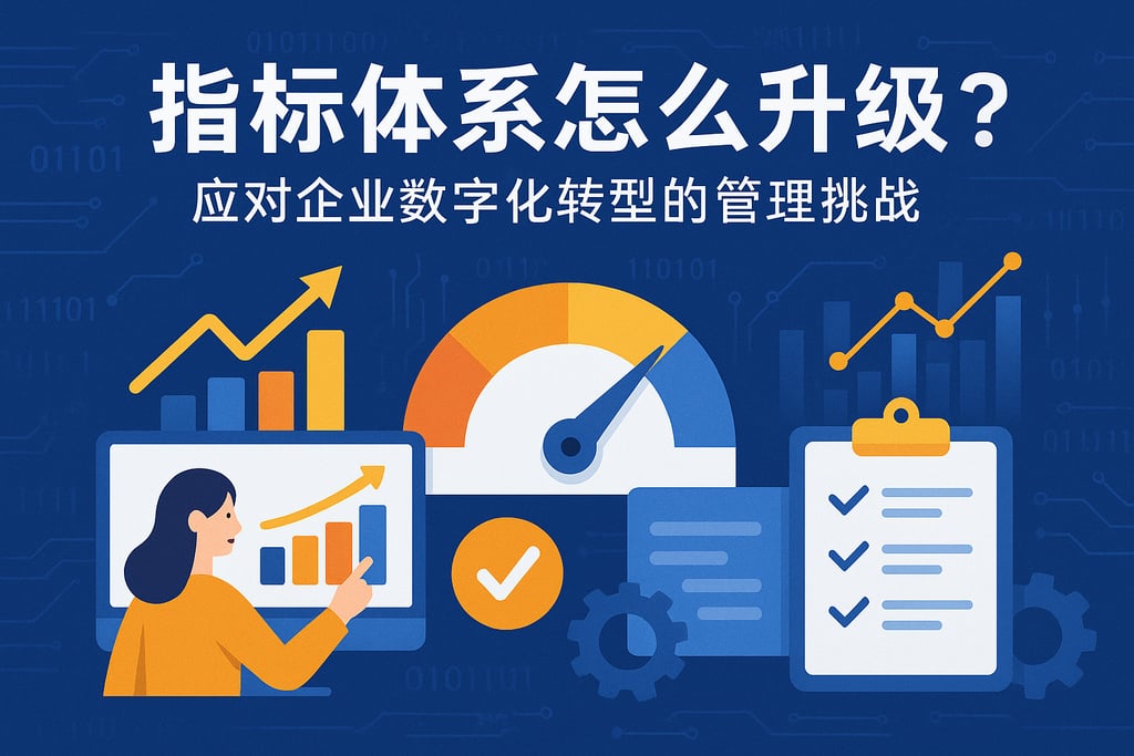 指标体系怎么升级？应对企业数字化转型的管理挑战