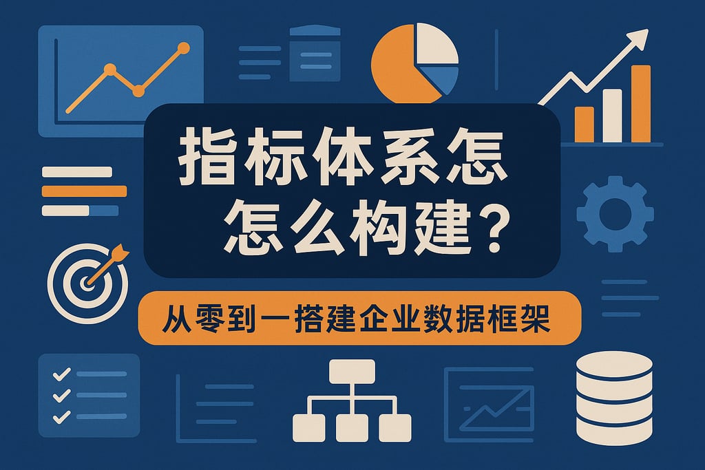 指标体系怎么构建？从零到一搭建企业数据框架