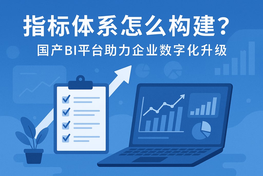 指标体系怎么构建？国产BI平台助力企业数字化升级