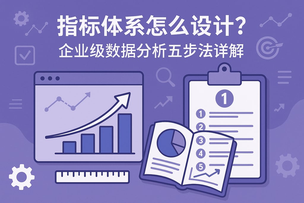 指标体系怎么设计？企业级数据分析五步法详解