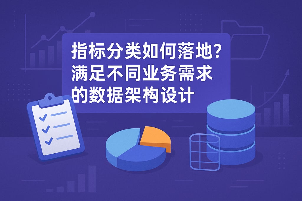 指标分类如何落地？满足不同业务需求的数据架构设计