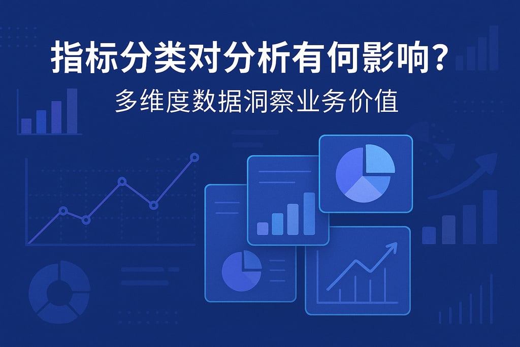 指标分类对分析有何影响？多维度数据洞察业务价值