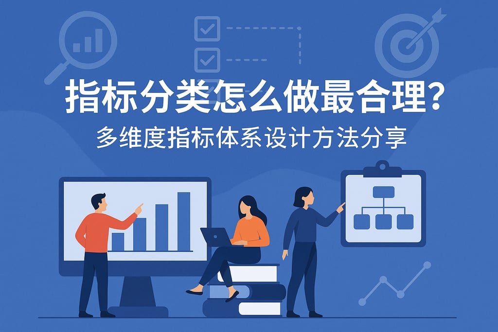 指标分类怎么做最合理？多维度指标体系设计方法分享