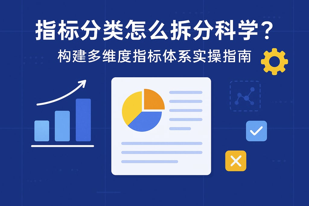 指标分类怎么拆分科学？构建多维度指标体系实操指南