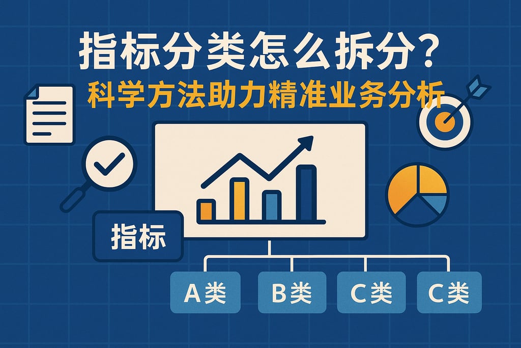 指标分类怎么拆分？科学方法助力精准业务分析