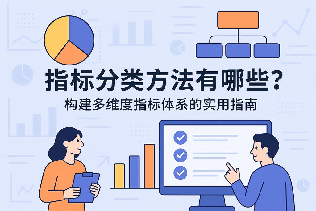 指标分类方法有哪些？构建多维度指标体系的实用指南