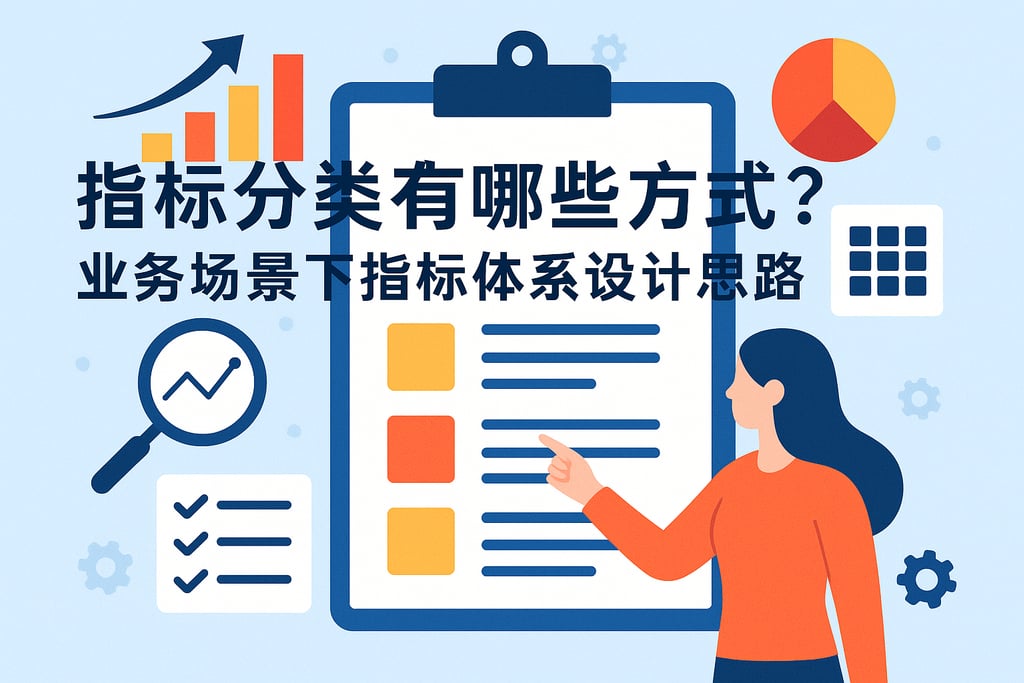 指标分类有哪些方式？业务场景下指标体系设计思路