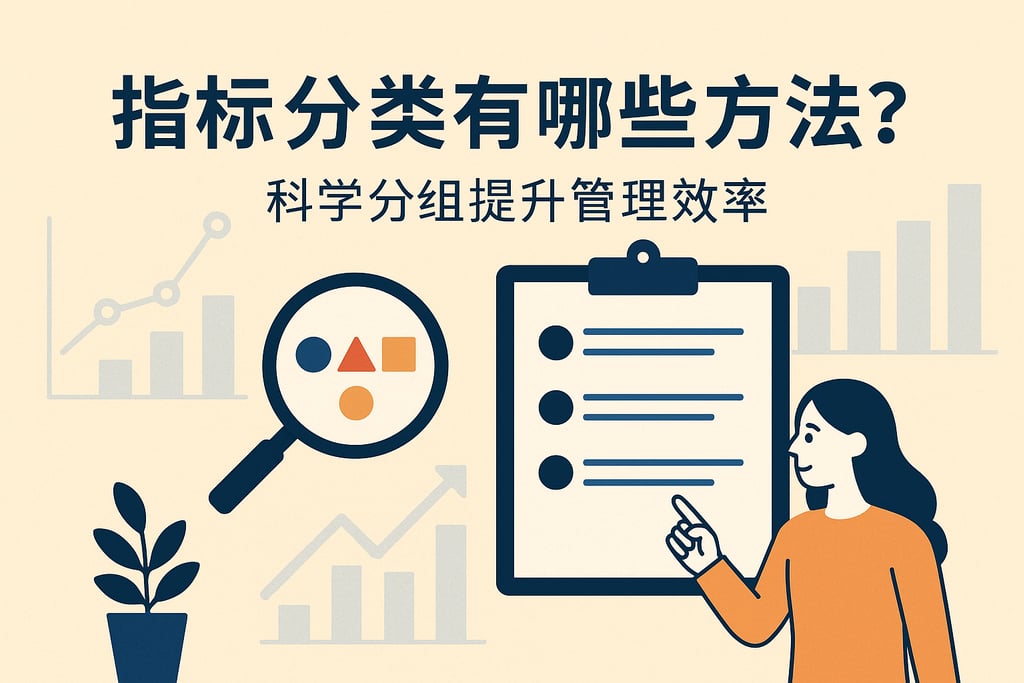 指标分类有哪些方法？科学分组提升管理效率