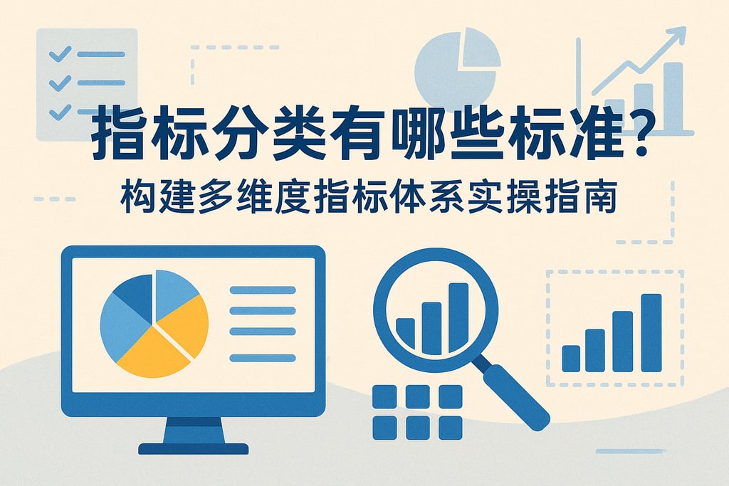 指标分类有哪些标准？构建多维度指标体系实操指南