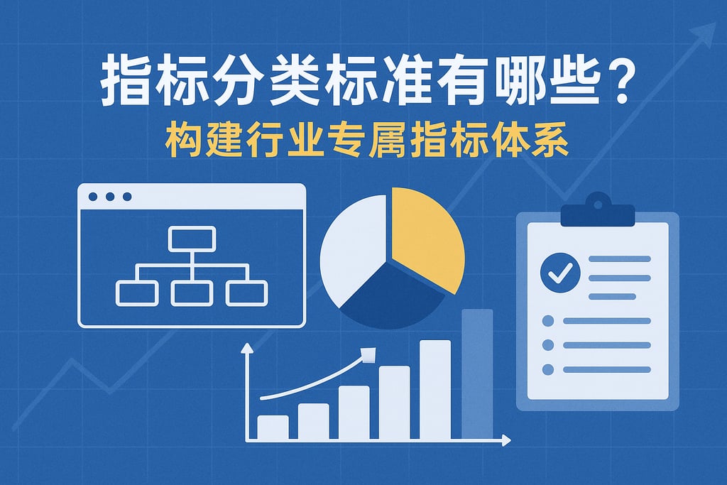 指标分类标准有哪些？构建行业专属指标体系