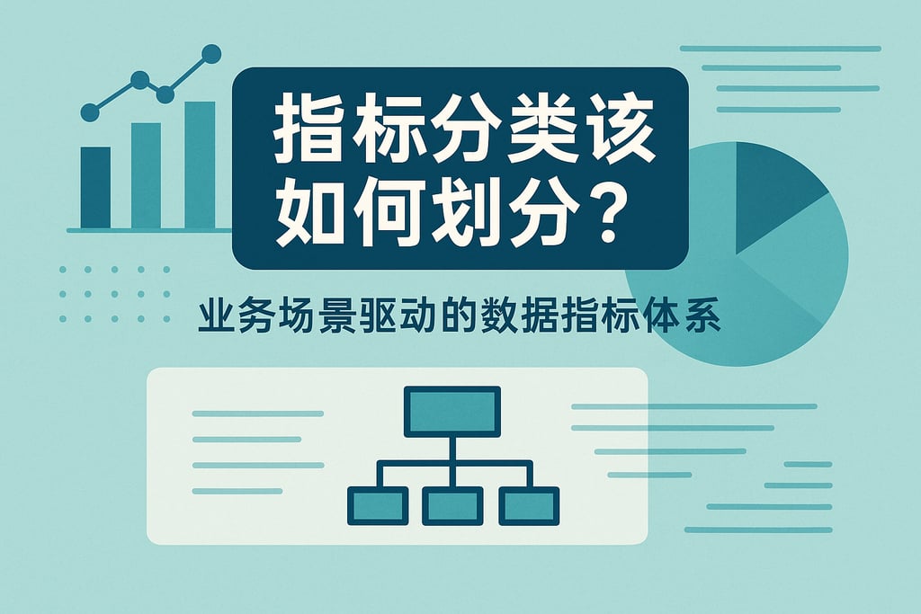 指标分类该如何划分？业务场景驱动的数据指标体系