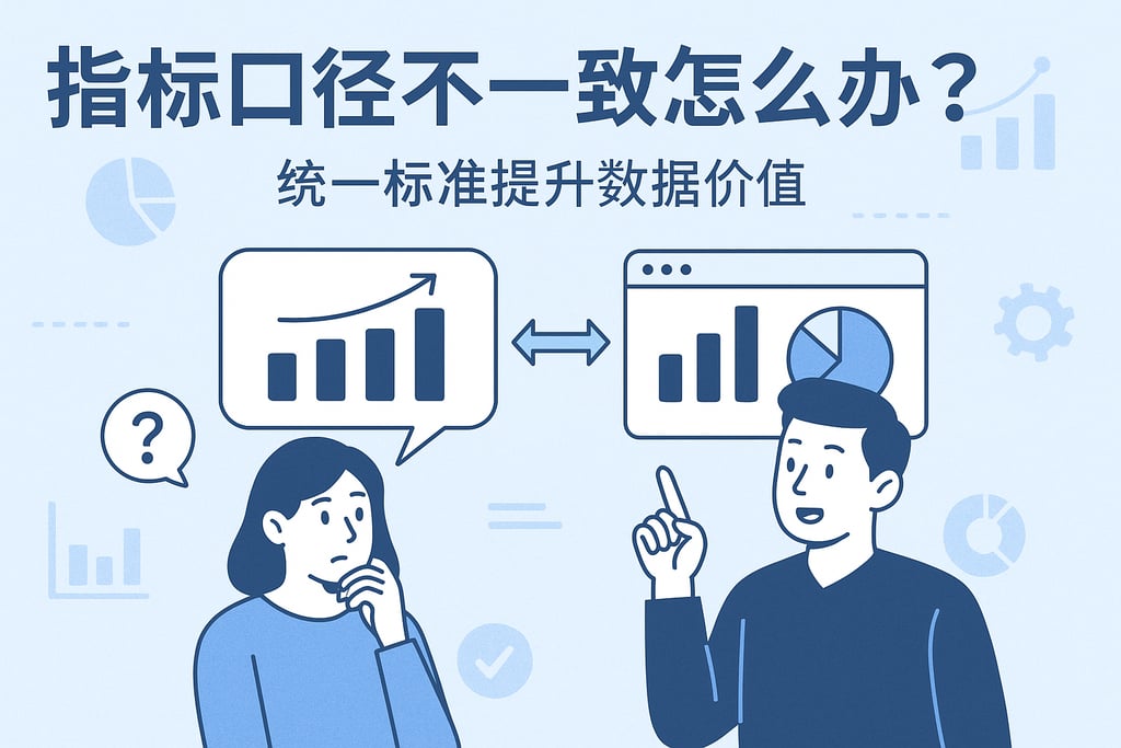 指标口径不一致怎么办？统一标准提升数据价值