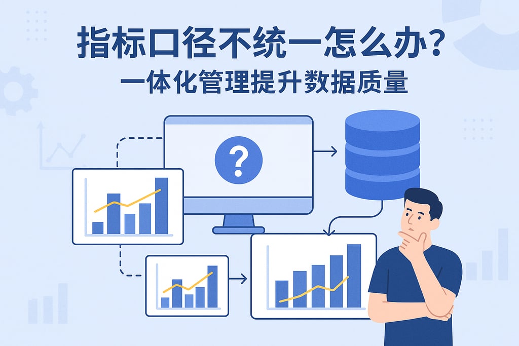指标口径不统一怎么办？一体化管理提升数据质量