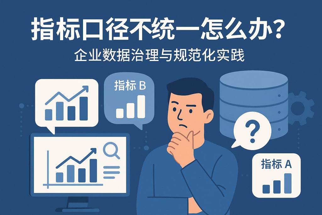 指标口径不统一怎么办？企业数据治理与规范化实践