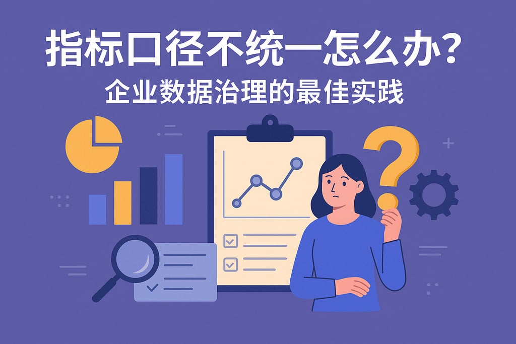 指标口径不统一怎么办？企业数据治理的最佳实践