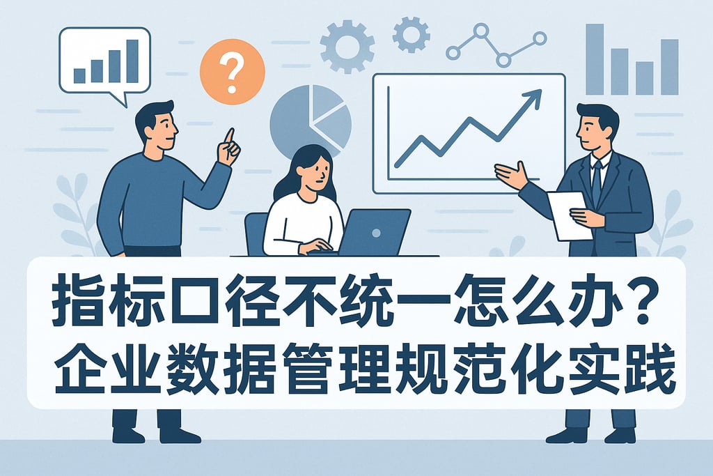 指标口径不统一怎么办？企业数据管理规范化实践