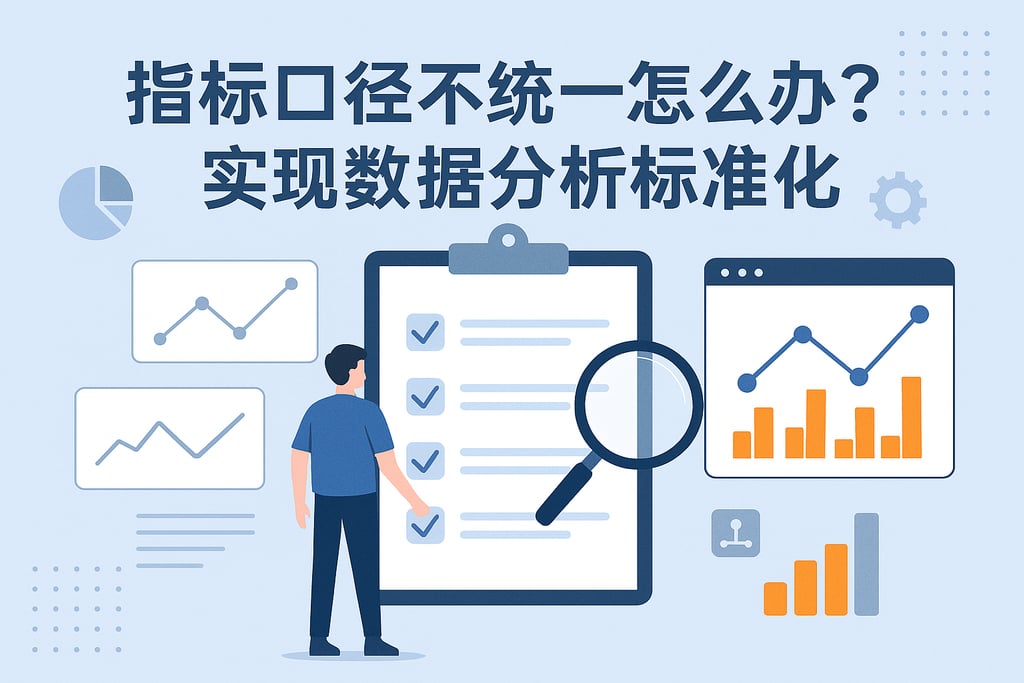 指标口径不统一怎么办？实现数据分析标准化