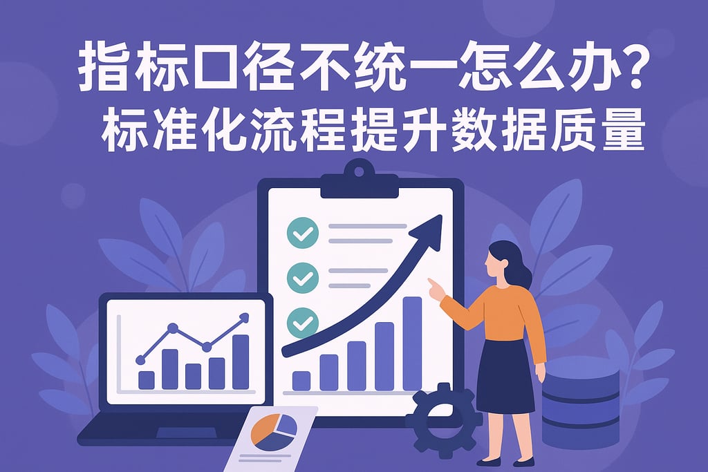 指标口径不统一怎么办？标准化流程提升数据质量