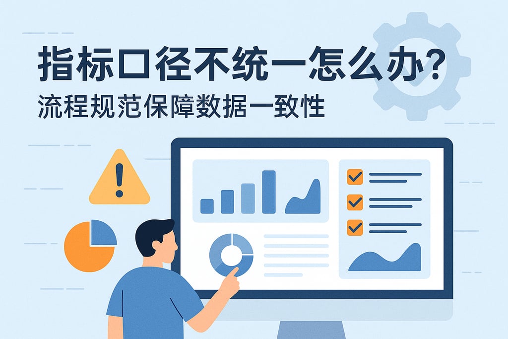 指标口径不统一怎么办？流程规范保障数据一致性