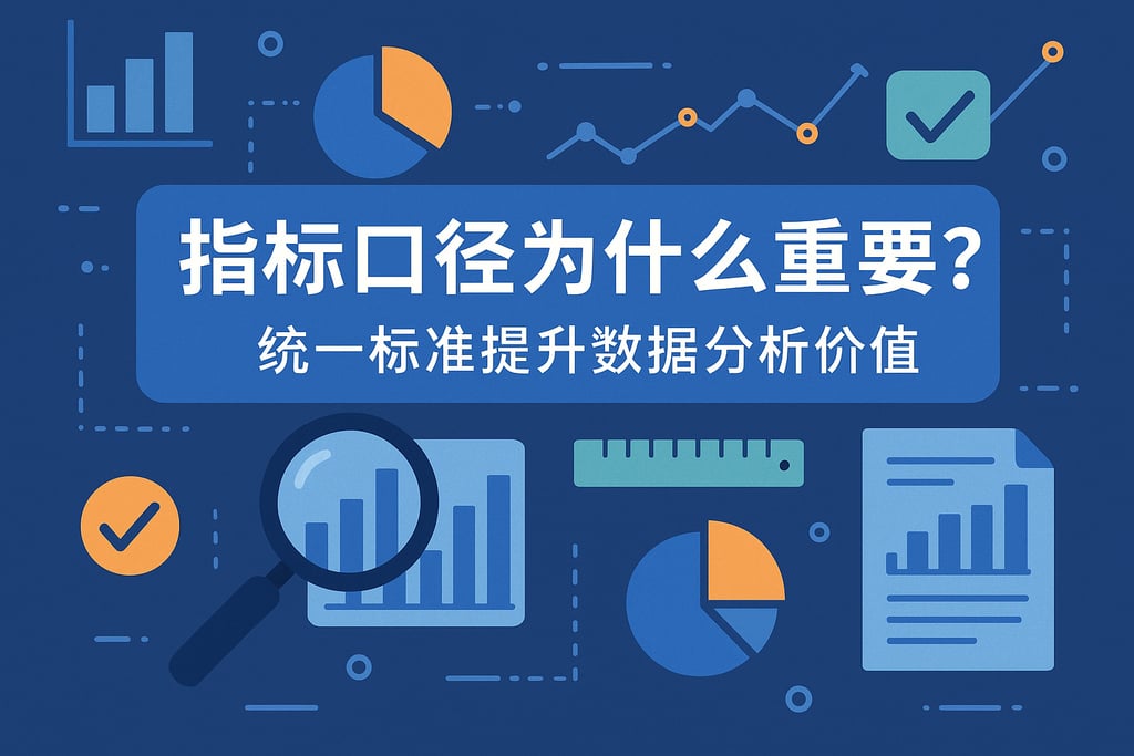 指标口径为什么重要？统一标准提升数据分析价值