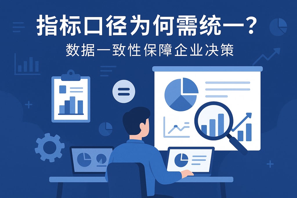 指标口径为何需统一？数据一致性保障企业决策