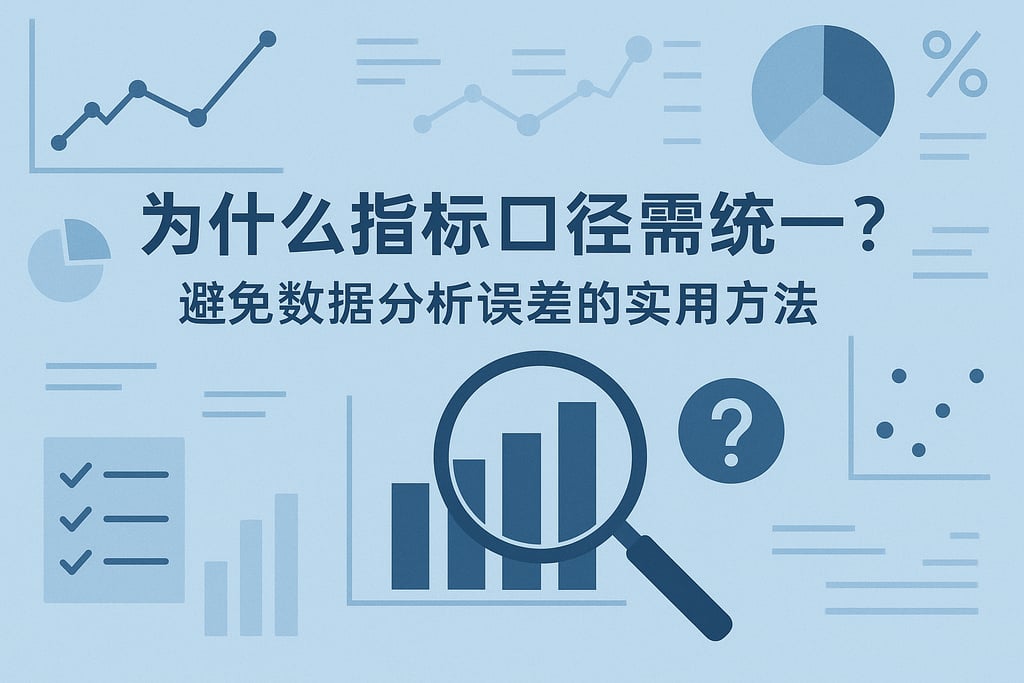 指标口径为何需统一？避免数据分析误差的实用方法
