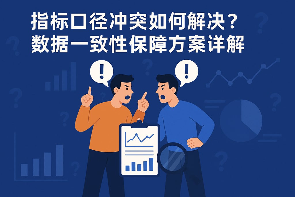 指标口径冲突如何解决？数据一致性保障方案详解