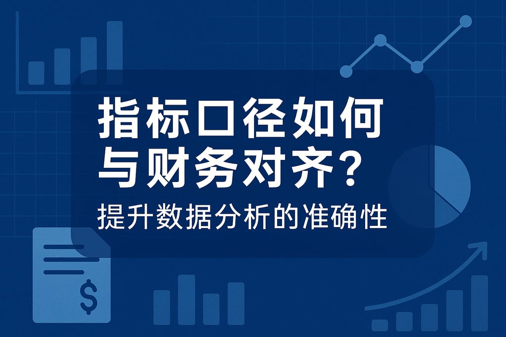 指标口径如何与财务对齐？提升数据分析的准确性