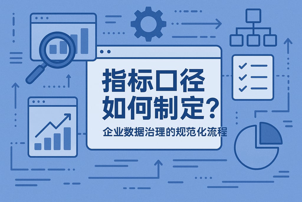指标口径如何制定？企业数据治理的规范化流程