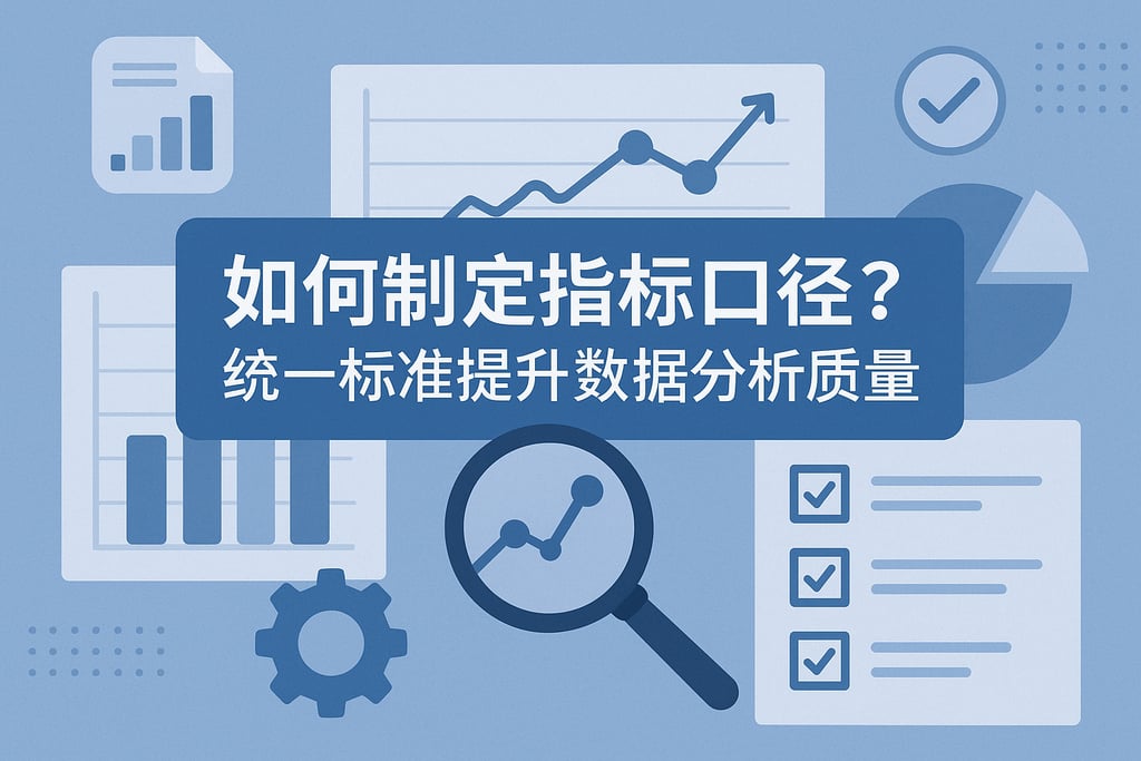 指标口径如何制定？统一标准提升数据分析质量