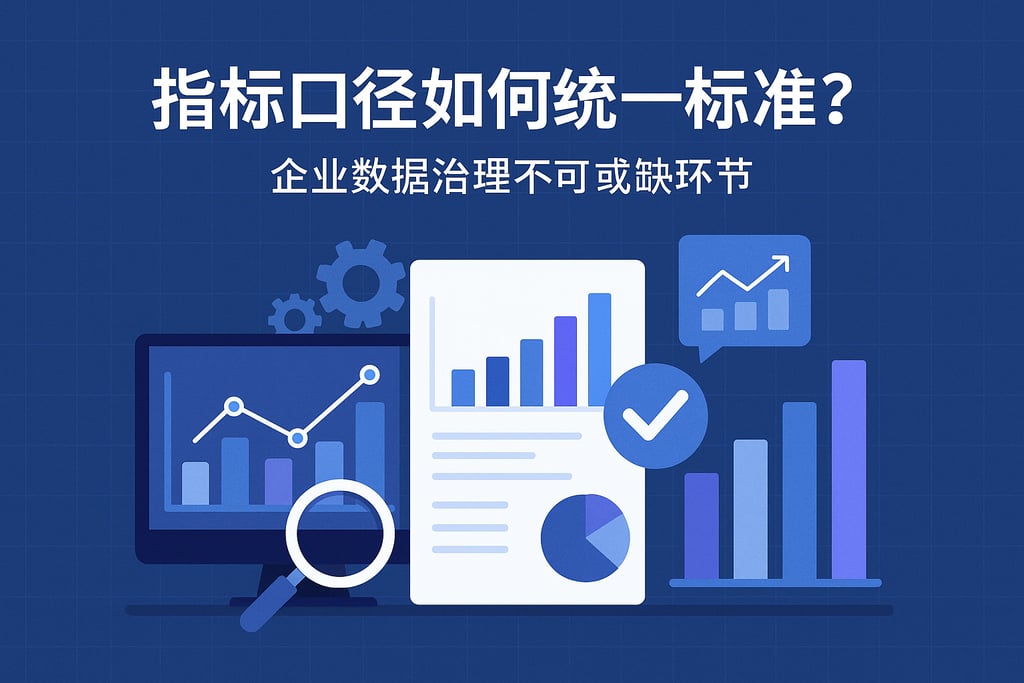 指标口径如何统一标准？企业数据治理不可或缺环节