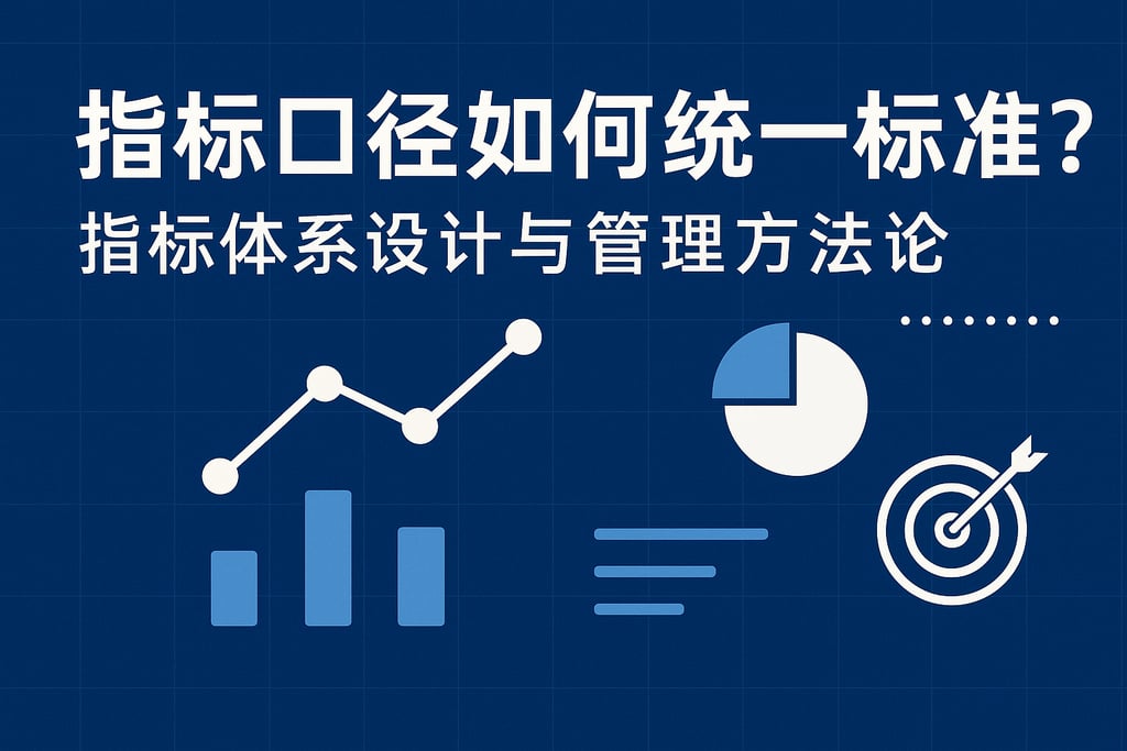 指标口径如何统一标准？指标体系设计与管理方法论