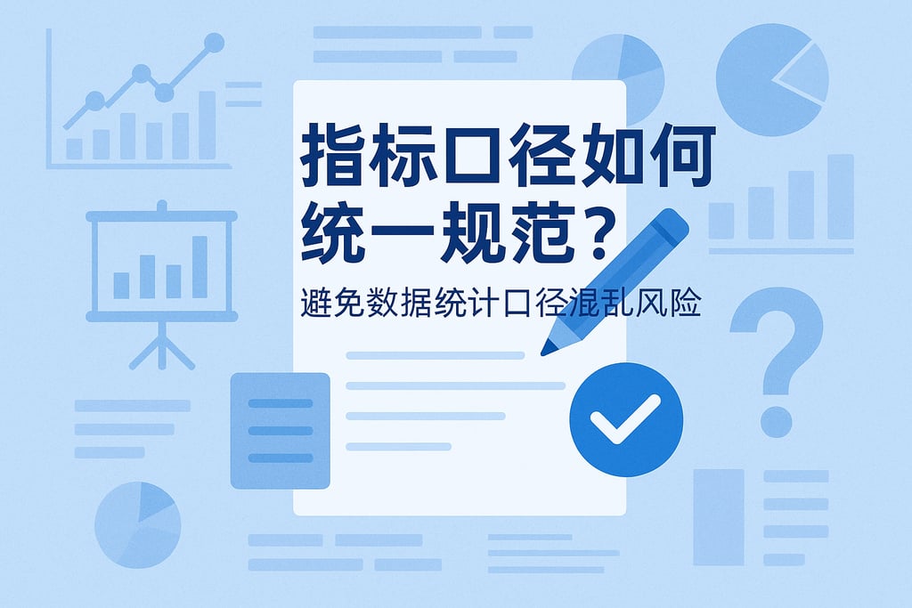 指标口径如何统一规范？避免数据统计口径混乱风险