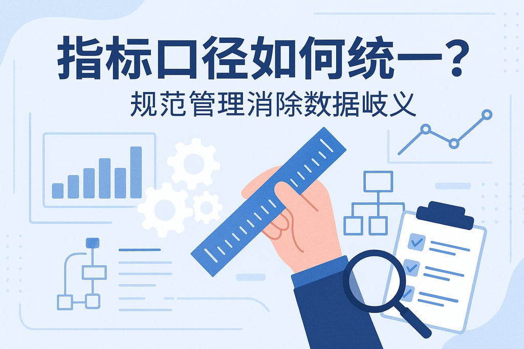 指标口径如何统一？规范管理消除数据歧义