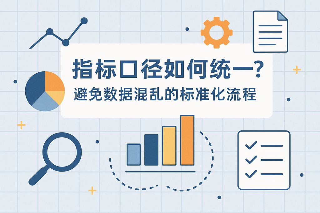 指标口径如何统一？避免数据混乱的标准化流程