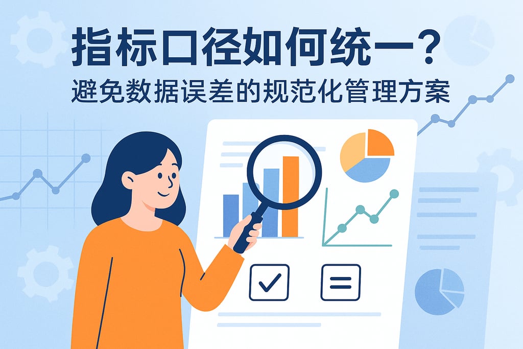 指标口径如何统一？避免数据误差的规范化管理方案