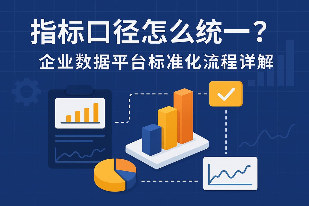 指标口径怎么统一？企业数据平台标准化流程详解