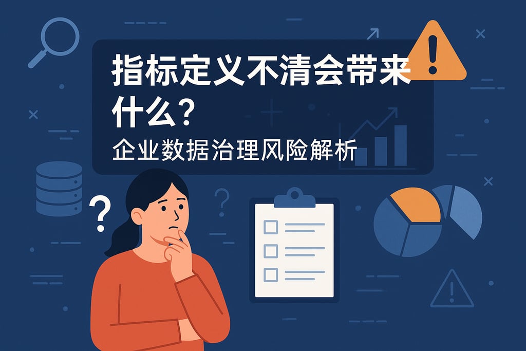 指标定义不清会带来什么？企业数据治理风险解析