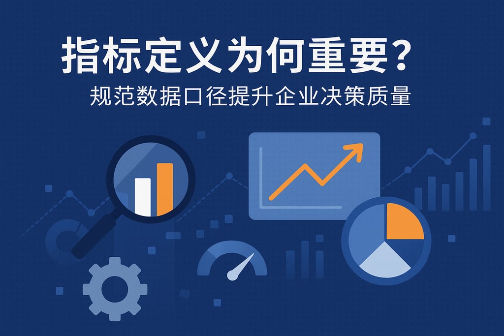 指标定义为何重要？规范数据口径提升企业决策质量
