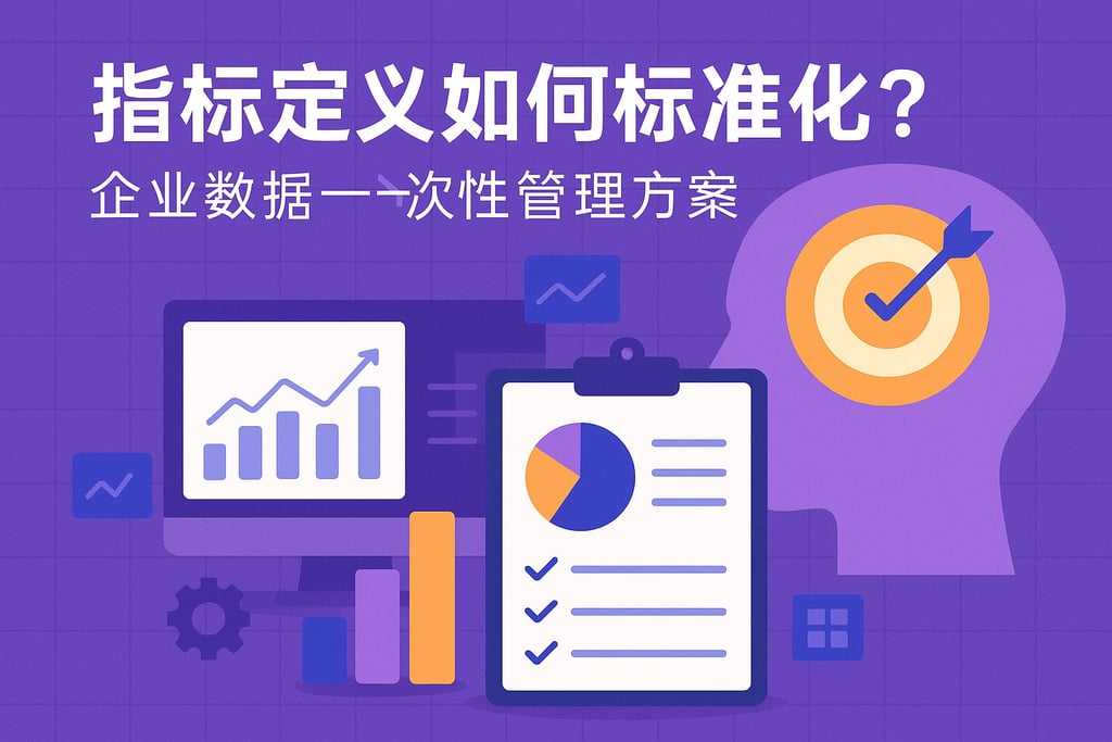 指标定义如何标准化？企业数据一致性管理方案