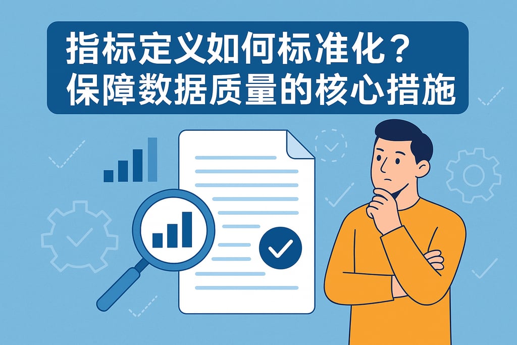 指标定义如何标准化？保障数据质量的核心措施