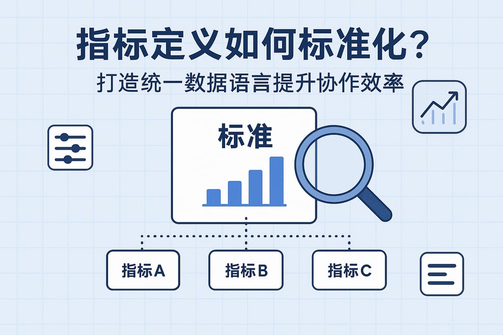 指标定义如何标准化？打造统一数据语言提升协作效率