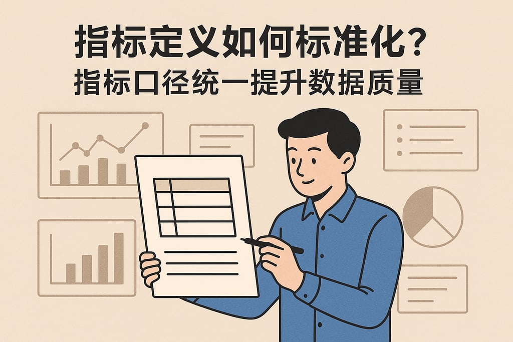 指标定义如何标准化？指标口径统一提升数据质量
