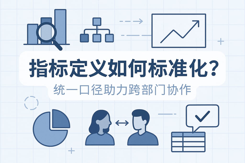 指标定义如何标准化？统一口径助力跨部门协作